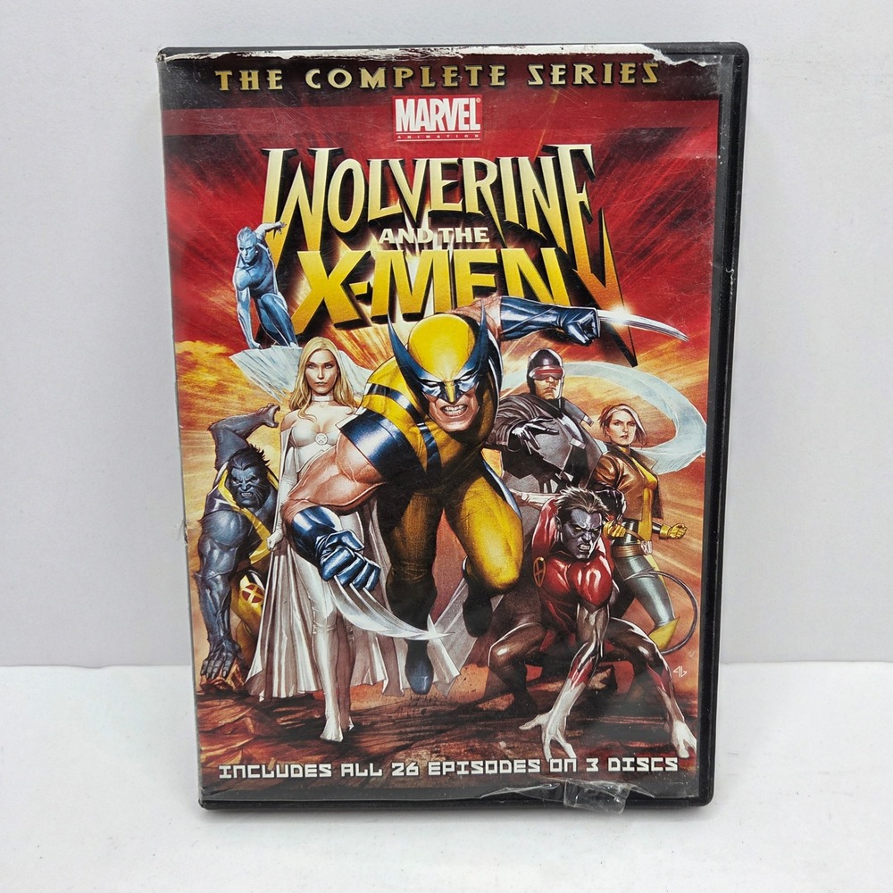 Marvel Wolverine and the X-Men The Complete Series 3-Disc DVD Set 26 Episodes
